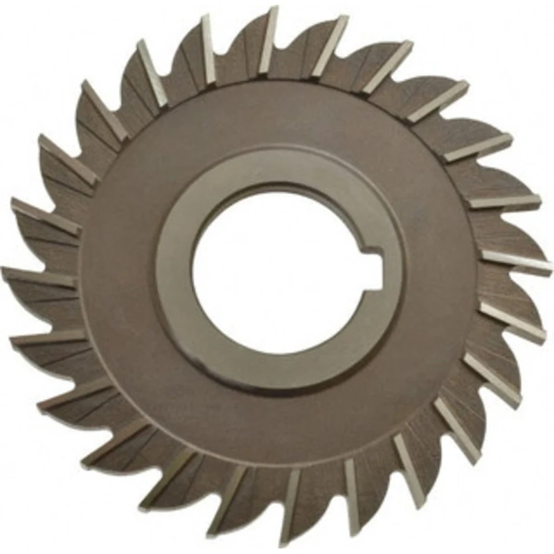 KEO 4 Diam x 1/4 Face Width Straight Tooth Side Milling Cutter 1-1/4 Arbor Hole, High Speed Steel, Uncoated, 24 Teeth...